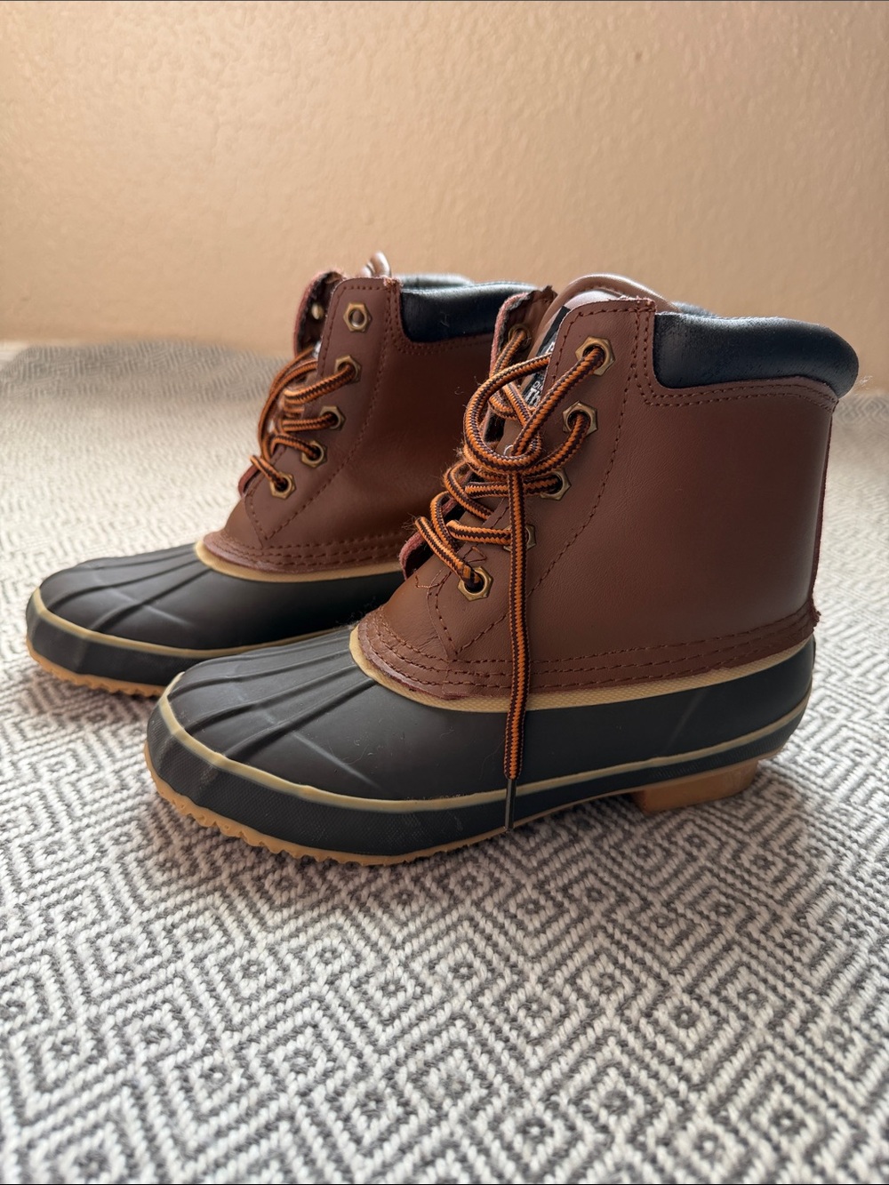 Kids Brown Waterproof Rain & Snow Boots - Picture 2 of 14